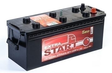 Аккумулятор EXTRA START 140 6СТ-140N R+ (A)  Extra Start
