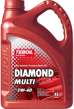 Масло моторное TEBOIL Diamond Multi 5W-40 4л синтетическое
