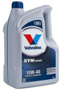 Масло моторное Valvoline Syn Power 10w40 4л полусинтетическое
