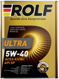 Масло моторное ROLF Ultra A3/B4 5W-40 (323106) 4л синтетическое