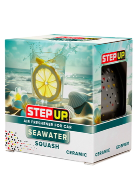 Керамический ароматизатор воздуха Step Up (EC-SP1611) "сквош и морская вода" для автомобиля