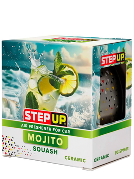 Керамический ароматизатор воздуха Step Up (EC-SP1613) "сквош и мохито" для автомобиля