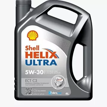 Масло моторное Shell Helix Ultra ECT 5w30 C3 4л синтетическое