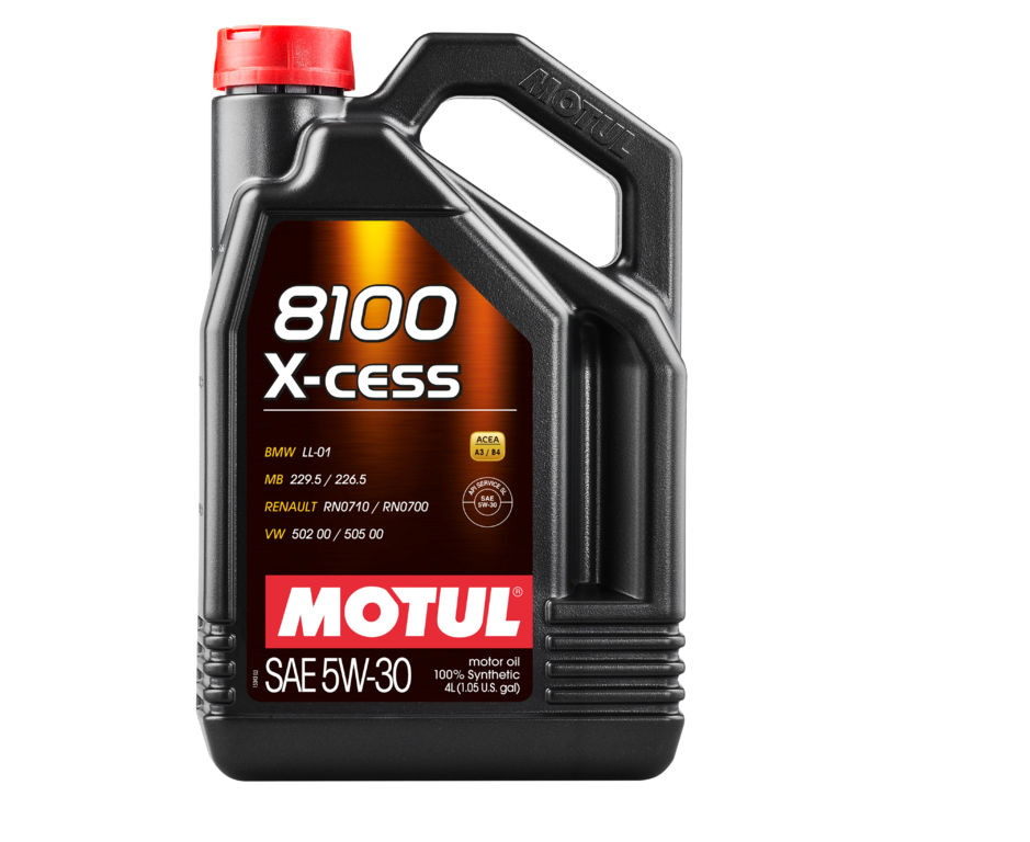 Купить масло моторное motul 8100 x-cess 5w30 5л синтетическое  в .