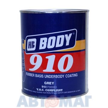 Антикоррозийный состав Body 910 (серый) 1л.
