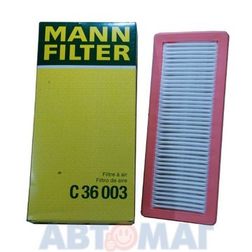 Фильтр воздушный MANN C 36 003 для Citroen C4, C5 для Mini Cooper для Peugeot 207, 208, 3008, 308, 408, 5008, 508