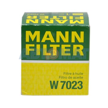 Фильтр масляный MANN W 7023 для Hyundai Solaris, i10, i20, i30 для Kia Ceed, Picanto, Rio