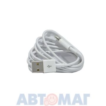 Кабель-переходник "USB-8pin" для iPhone 6/5 (белый, 1м) CB010-U8-10W WIIIX