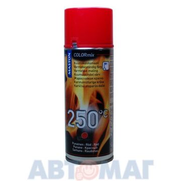 Краска термостойкая красная 250*С 400 ml  MASTON GT