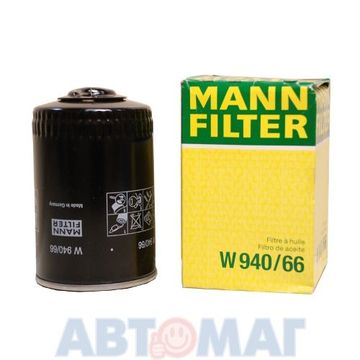 Фильтр масляный MANN W 940/66 для Audi A4, A6 для Skoda Superb для VW Passat
