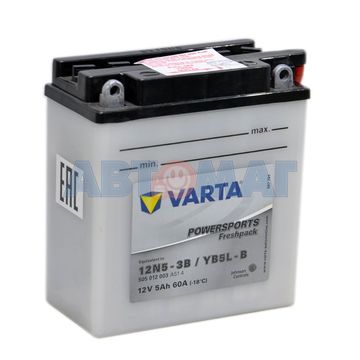 Аккумулятор мото VARTA 505 012 003 YB5L-B