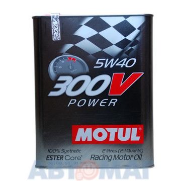 Масло моторное Motul 300V Power 5w40 2л синтетическое