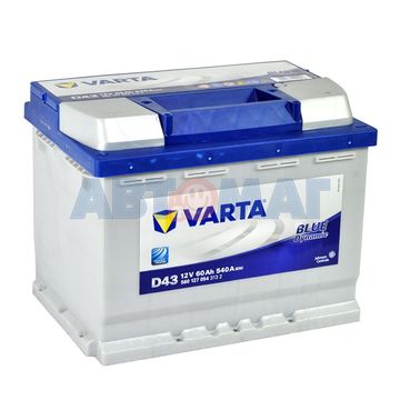 Аккумулятор VARTA 60 560 127 054 Blue dynamic-60Ач (D43)