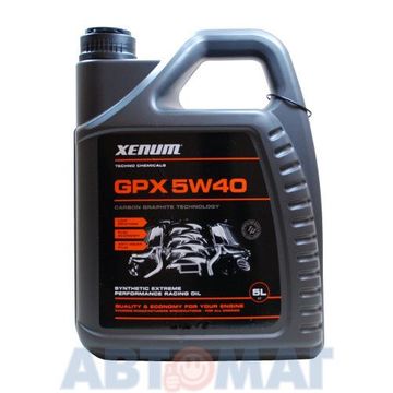 Масло моторное Xenum GPX 5w40 5л синтетическое с графитом