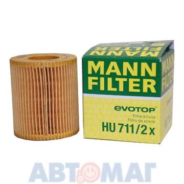 Фильтр масляный MANN HU 711/2 x для Mazda 3, 6, CX-7, MPV