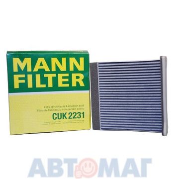 Фильтр салонный угольный MANN (CUK 2231) для Mitsubishi Grandis, L 200, Lancer, Outlander, Pajero Sport