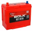 Аккумулятор BOLK ASIA 50 А/ч прямая L+ 236x129x220 EN450 А КАЗАХСТАН