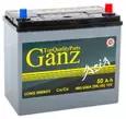 Аккумулятор GANZ ASIA 50 А/ч обратная R+ 238x129x225 EN480 А