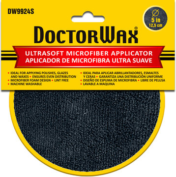 Аппликатор из микрофибры DoctorWax (DW9924s) 125мм-диаметр 