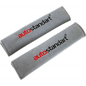 Накладки на ремень безопасности (серые) AutoStandart