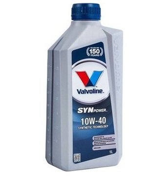 Масло моторное Valvoline Syn Power 10w40 1л полусинтетическое