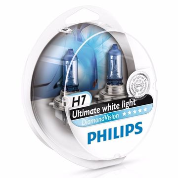 Комплект автоламп PHILIPS Diamond Vision H7 55W 12V 12972 DVS2