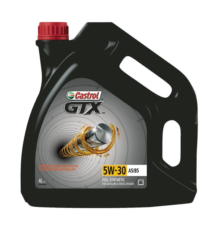 Купить масло моторное castrol gtx 5w30 a5/b5 4л синтетическое  в .