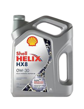 Масло моторное Shell Helix HX8 0W30 4л синтетическое