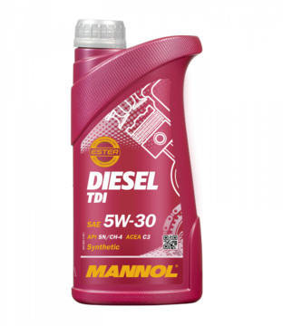 Масло моторное MANNOL Diesel TDI 5w30 SN/CH-4 C3 1л синтетическое