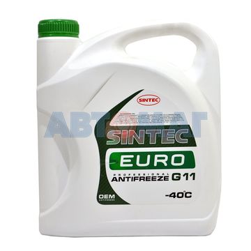 Антифриз готовый к применению Sintec EURO G11 зеленый -40, 5 кг