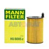 Фильтр масляный MANN HU 8005 z для Audi A4, A5, A6, A7, A8, Q5, Q7 для Porsche Cayenne, Macan, Panamera для Volkswagen Touareg
