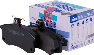 Колодки тормозные FINWHALE (V210) передние с датчиком износа (к-т 4шт)