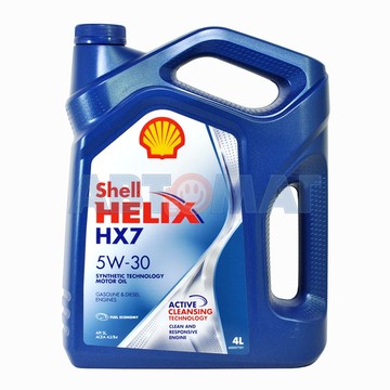 Масло моторное Shell Helix HX7 5w30 4л полусинтетическое