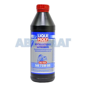 Масло трансмиссионное LIQUI MOLY Hochleistungs-Getrebeol GL-3+ 75w80 1л синтетическое