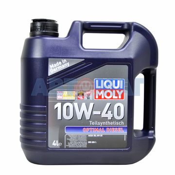 Масло моторное LIQUI MOLY Optimal Diesel 10w40 4л полусинтетическое