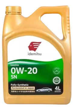 Масло моторное IDEMITSU 0w20 SN 4л синтетическое