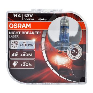 Комплект автоламп OSRAM Night Braker Lazer H4 60/55W
