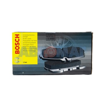 Колодки тормозные дисковые передние Bosch 0 986 494 505 (к-т 4шт) для audi a3 97> для vw g4 для skoda octavia 97>09 1.4/1.6/1.8