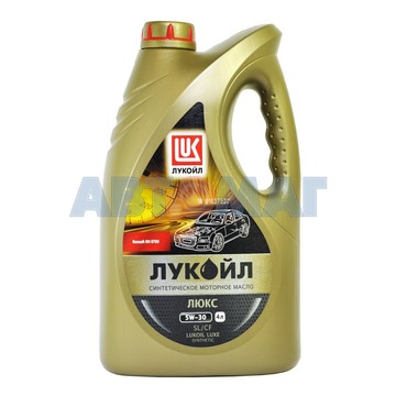 Масло моторное Лукойл Люкс SL/CF 5w30 4л синтетическое