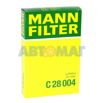 Фильтр воздушный MANN C 28 004 для Mercedes-Benz C-klasse, E-klasse, GLC, GLE, SLC, SLK