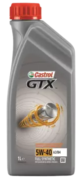Масло моторное Castrol GTX 5w40 A3/B4 1л синтетическое