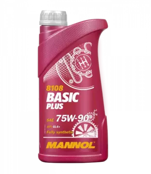 Масло трансмиссионное MANNOL Basic Plus 75w90 GL-4+ 1л синтетическое