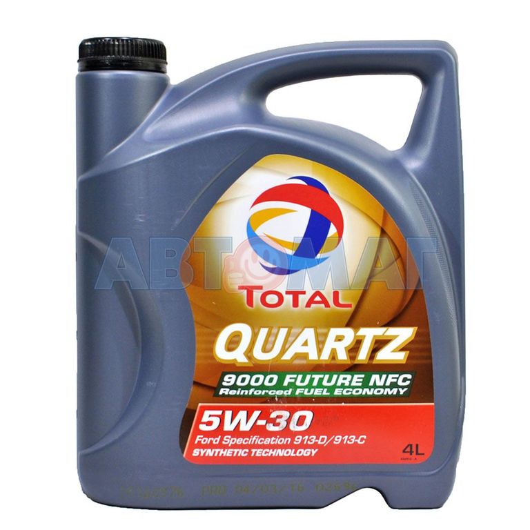 Купить  моторное TOTAL Quartz 9000 NFC 5w30 4л синтетическое в .