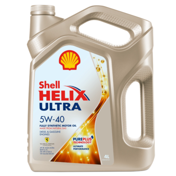 Моторное масло Shell Helix Ultra 5W40 SP 4л синтетическое