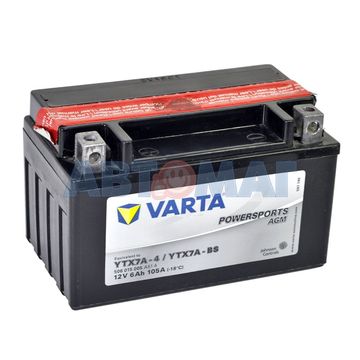 Аккумулятор мото VARTA AGM 506 015 005 YTX7A-BS