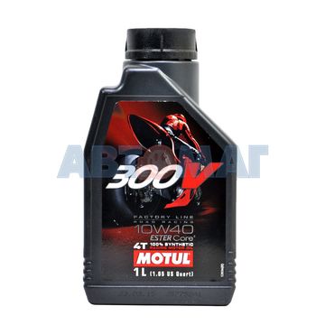 Масло моторное Motul 300V 4T FL Road Racing 10w40 1л синтетическое