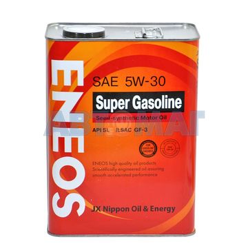 Масло моторное Eneos Super Gasoline SL 5w30 4л полусинтетическое