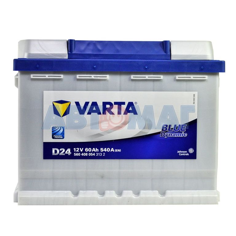 VARTA D24 Blue Dynamic 12V 60Ah 540A Autobatterie 560 408 054