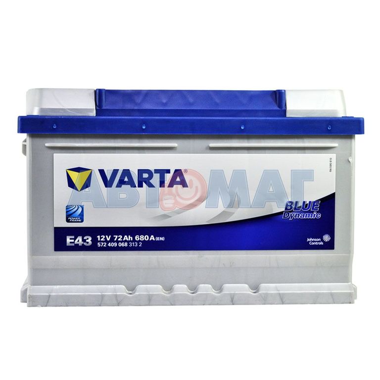 Купить автомобильный аккумулятор Varta Blue Dynamic E43 72 Ач