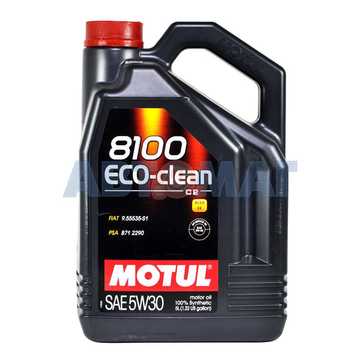 Масло моторное Motul 8100 Eco-Clean C2 5w30 5л синтетическое